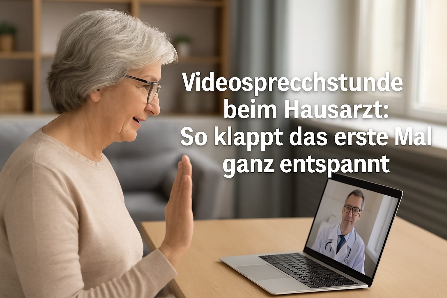 Videosprechstunde beim Hausarzt: So klappt das erste Mal ganz entspannt
