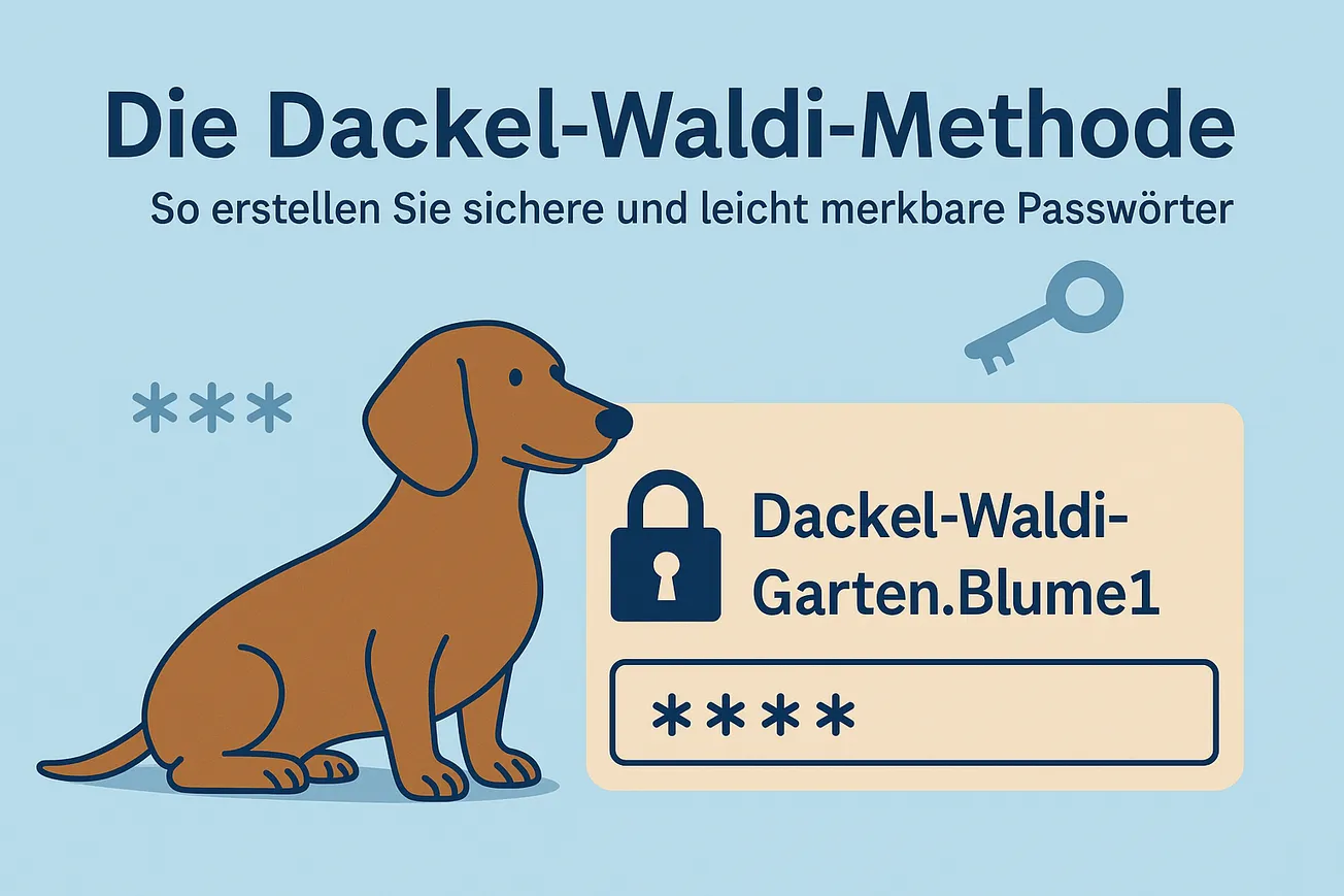 Die Dackel-Waldi-Methode: So erstellen Sie sichere und leicht merkbare Passwörter