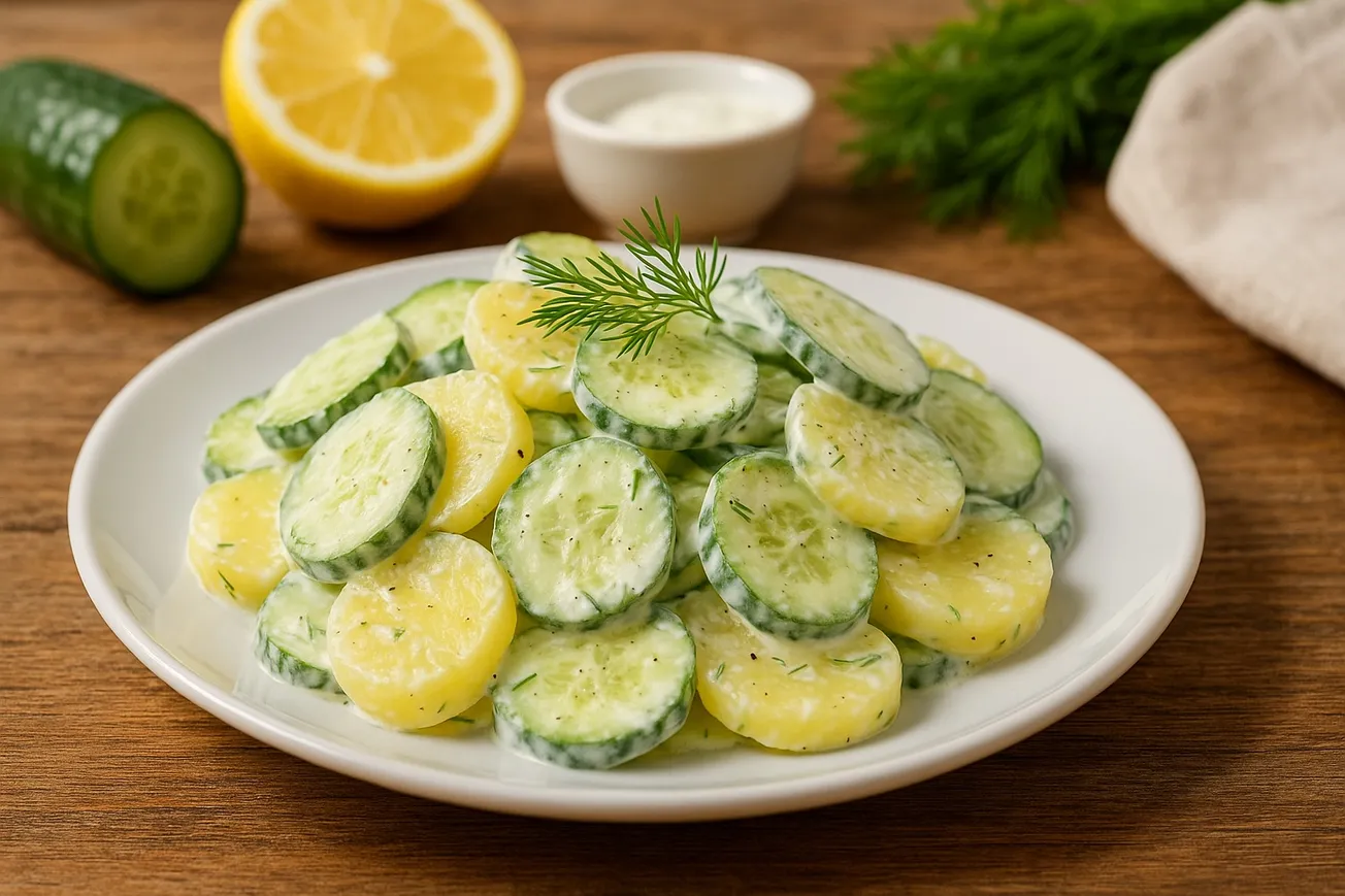 Rezept des Monats: Sommerlicher Gurken-Kartoffel-Salat