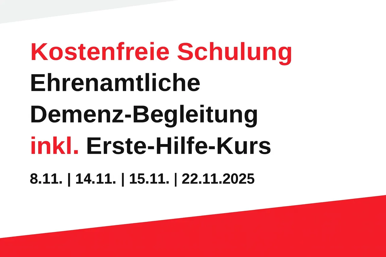 Schulung zur ehrenamtlichen Demenz-Begleitung