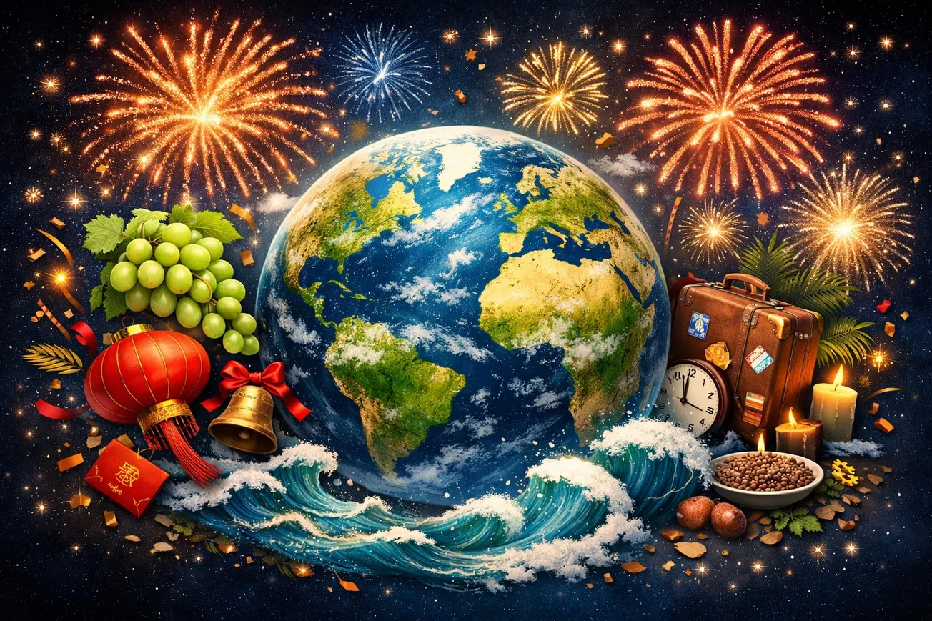 Neujahr mal anders: Faszinierende Neujahrsbräuche rund um die Welt 🌍