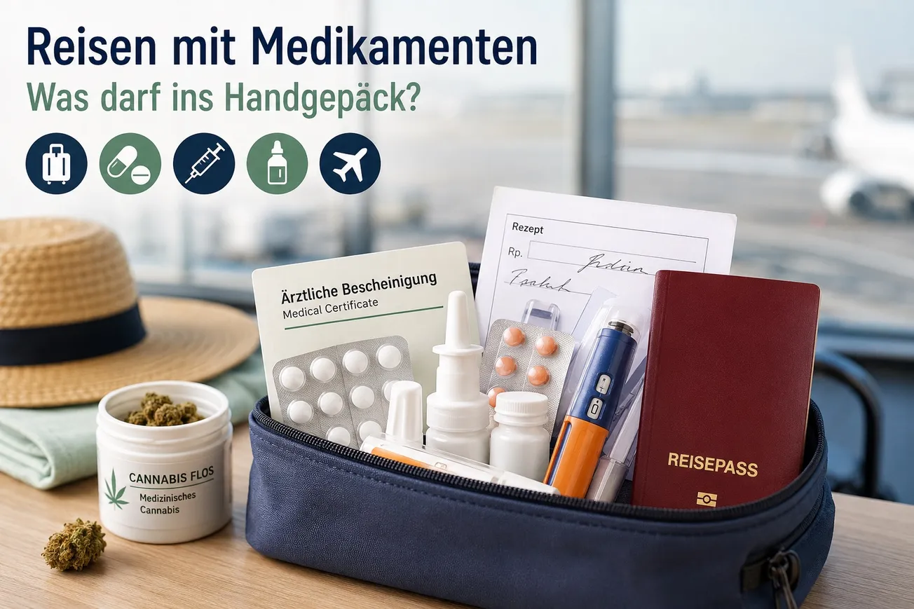 Reisen mit Medikamenten – was darf ins Handgepäck?
